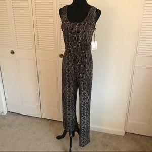 Calvin Klein NWT Snakeskin Printed Jumpsuit
